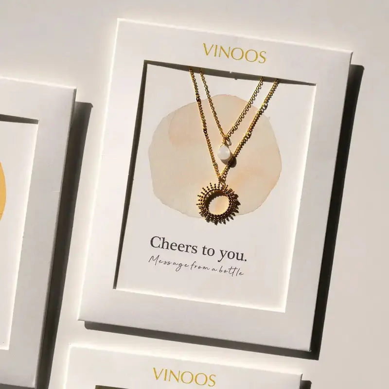 Vinoos Sun Necklace Glass