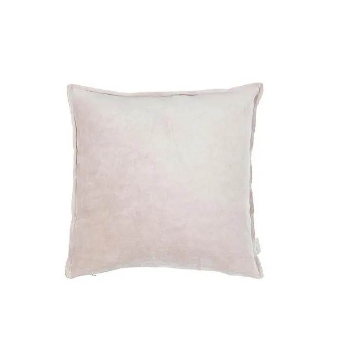 Vintage Fluwelen Kussen - Oudroze - 45 x 45 cm