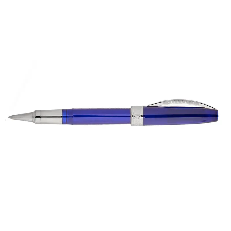 Visconti Michelangelo Transparant Blauw Roller