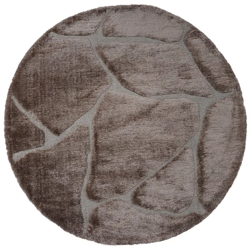 Vloerkleed Macy Bruin Rond ø160 cm