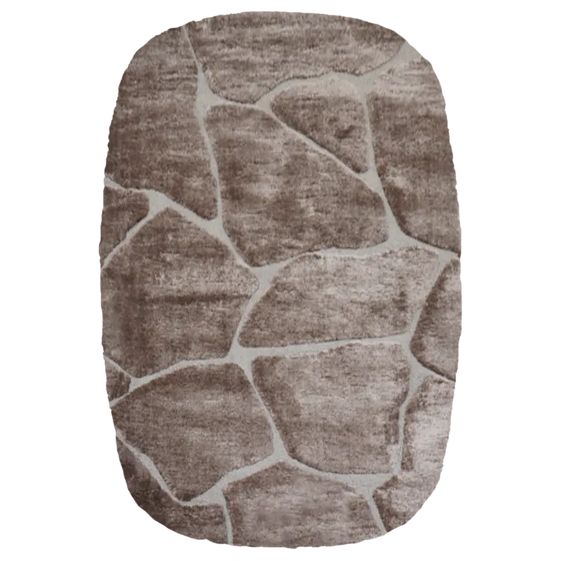Vloerkleed Macy Bruin – Rounded Corners 200 x 290 cm