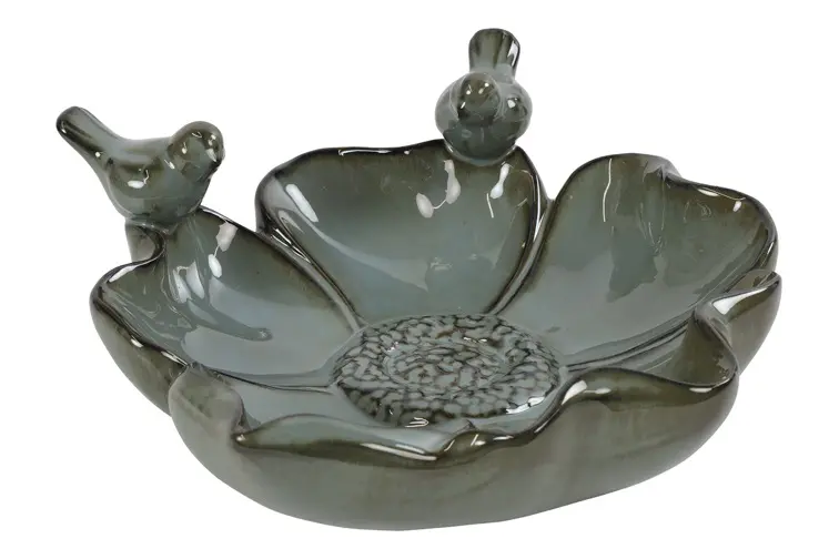 Vogelbad Mala L d.blauw-L31B29H12,5CM
