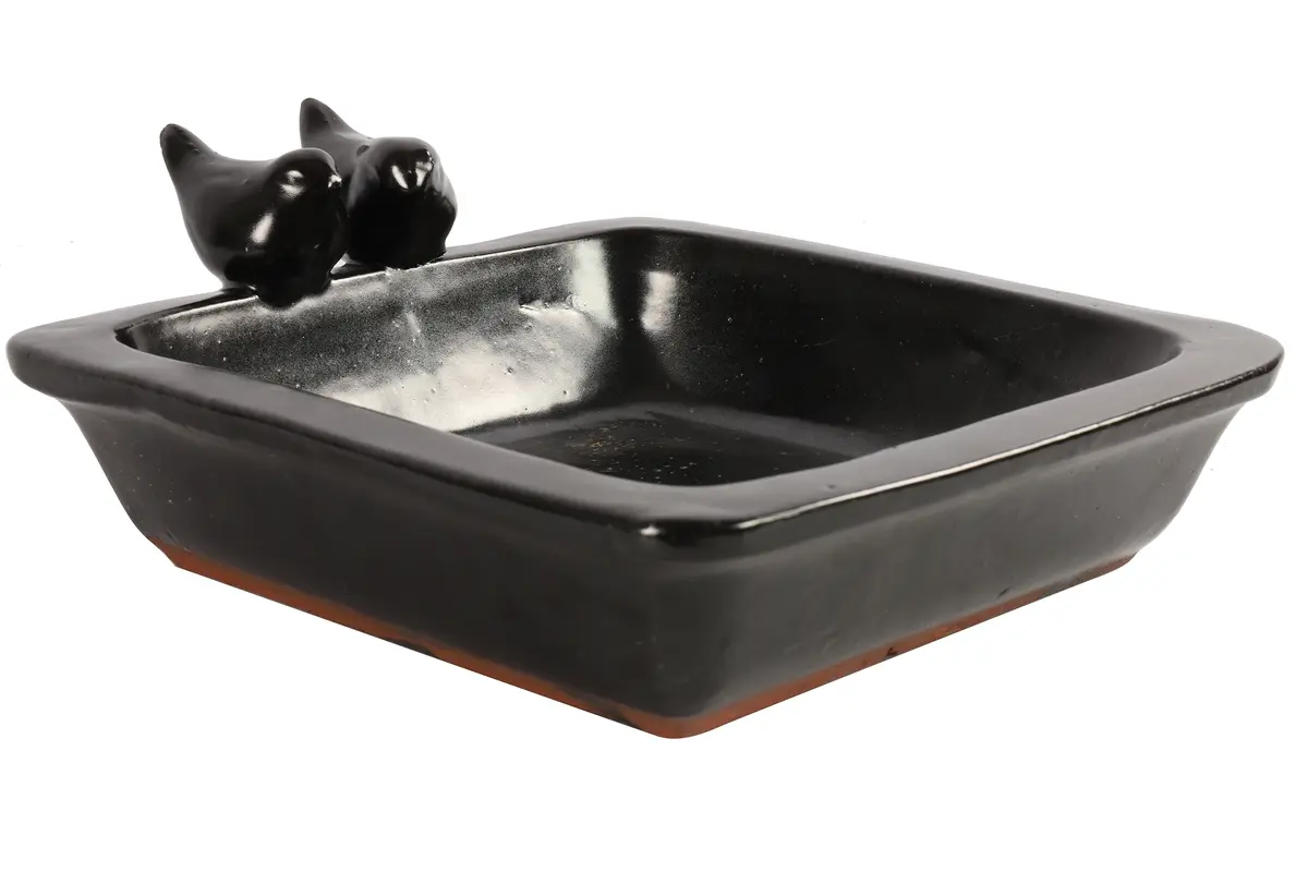 Vogelbad vk Momo zwart