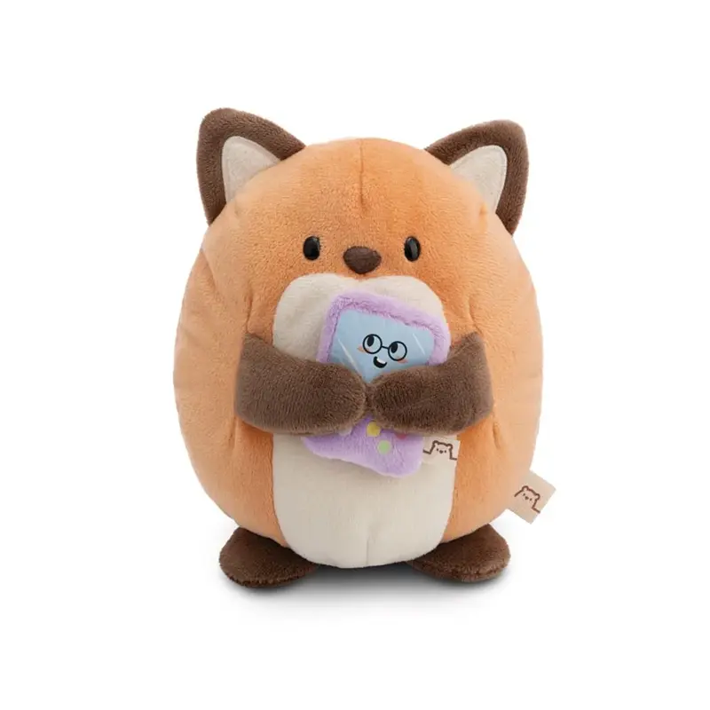 Vosje Geeks met game knuffel 16 cm