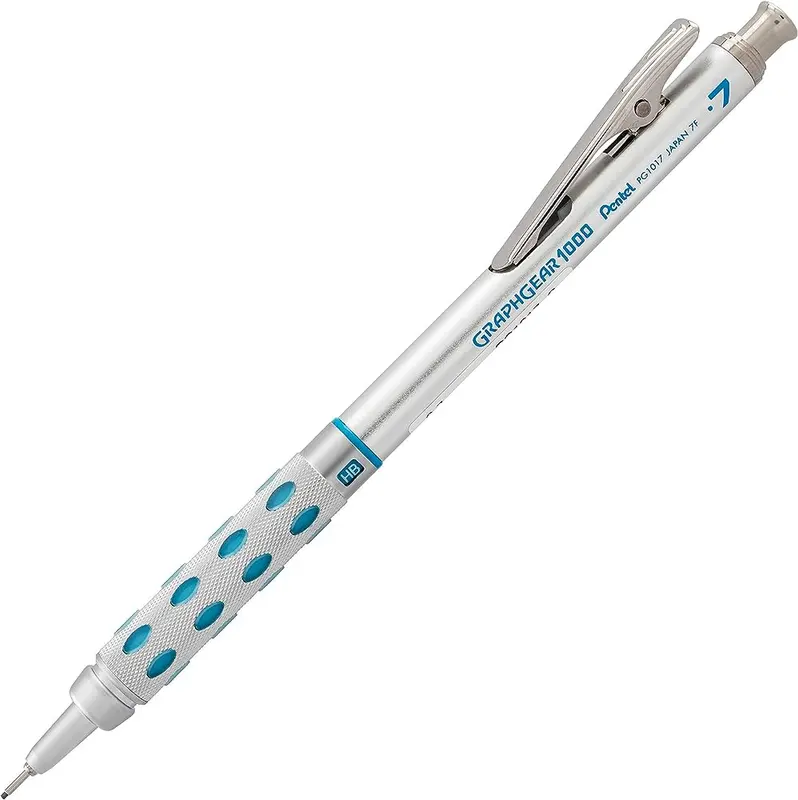 Vulpotlood Pentel PG1000 0.7mm Steel Blauw