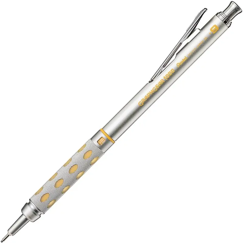 Vulpotlood Pentel PG1000 0.9mm Steel Geel