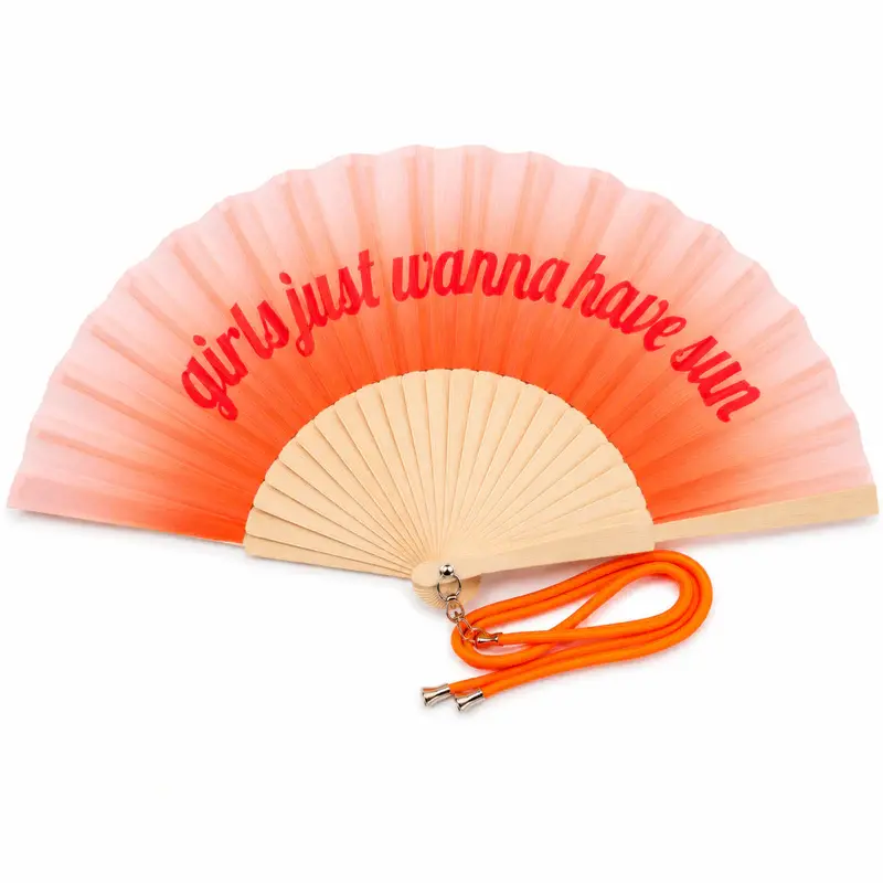 Waaier glitter - Girls just wanna have sun