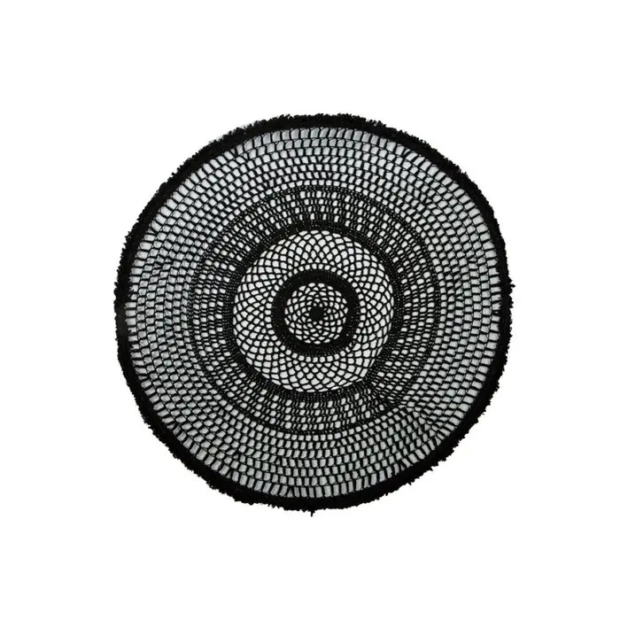 Wanddecoratie Mahon - Ø90 cm - zwart