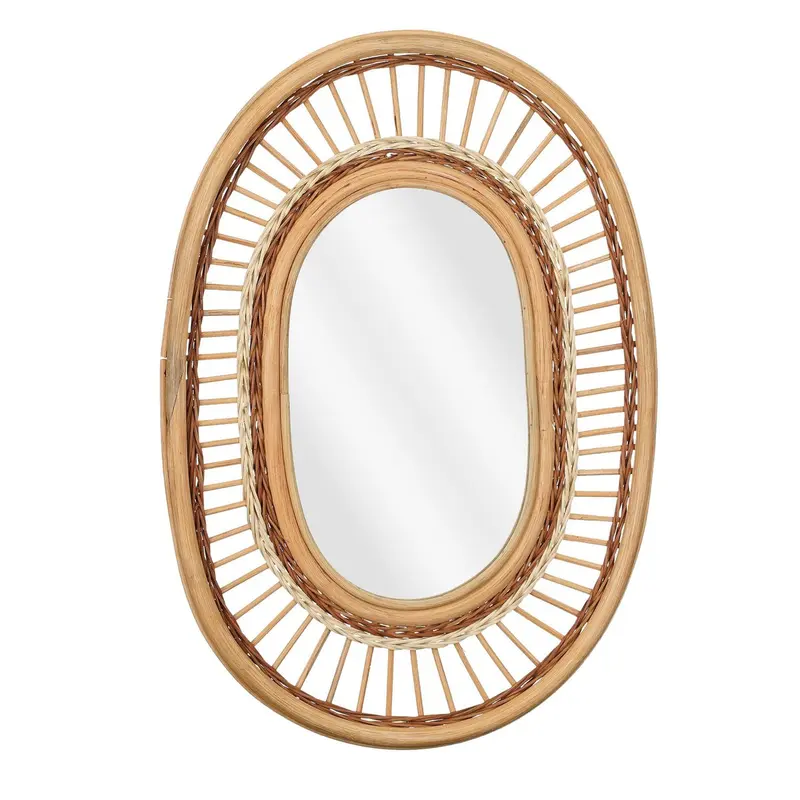 Wandspiegel - Rotan Oker - 59 X40 cm