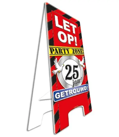 Warning Sign - 25 jaar getrouwd