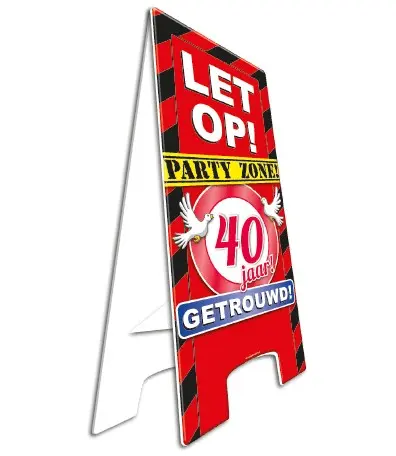 Warning Sign - 40 jaar getrouwd