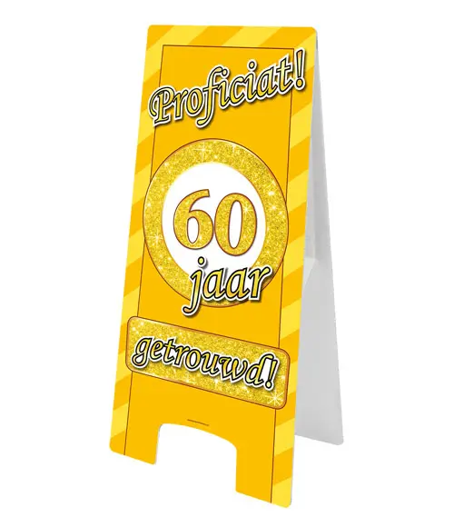 Warning Sign - 60 jaar getrouwd