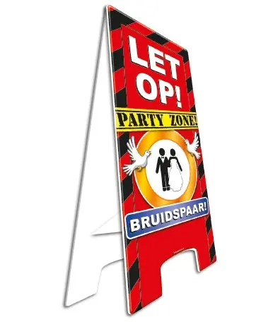 Warning Sign - Bruidspaar