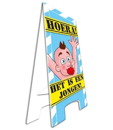 Warning Sign - Geboorte jongen