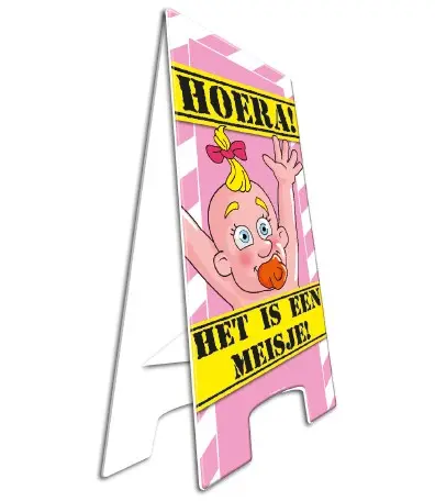 Warning Sign - Geboorte meisje