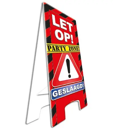 Warning Sign - Geslaagd