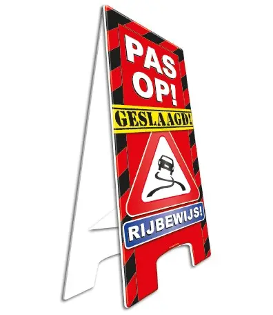 Warning Sign - Rijbewijs