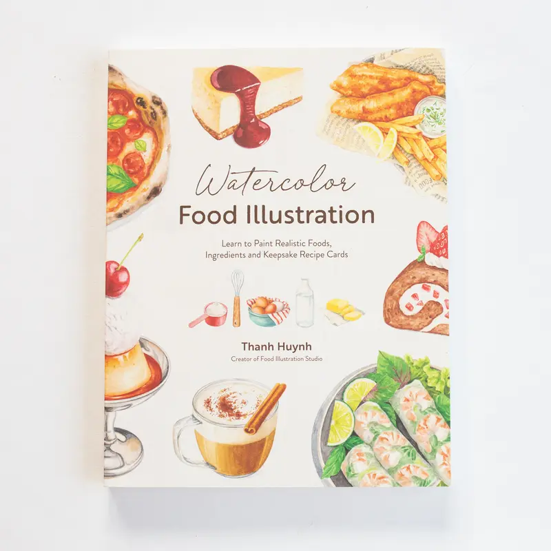 Watercolor Food Illustration Tranh Huynh