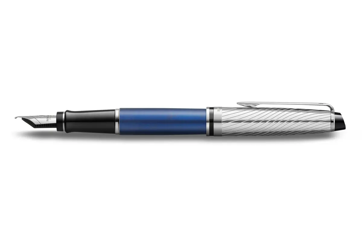 Waterman Expert Deluxe Metallic Blue CT Vulpen