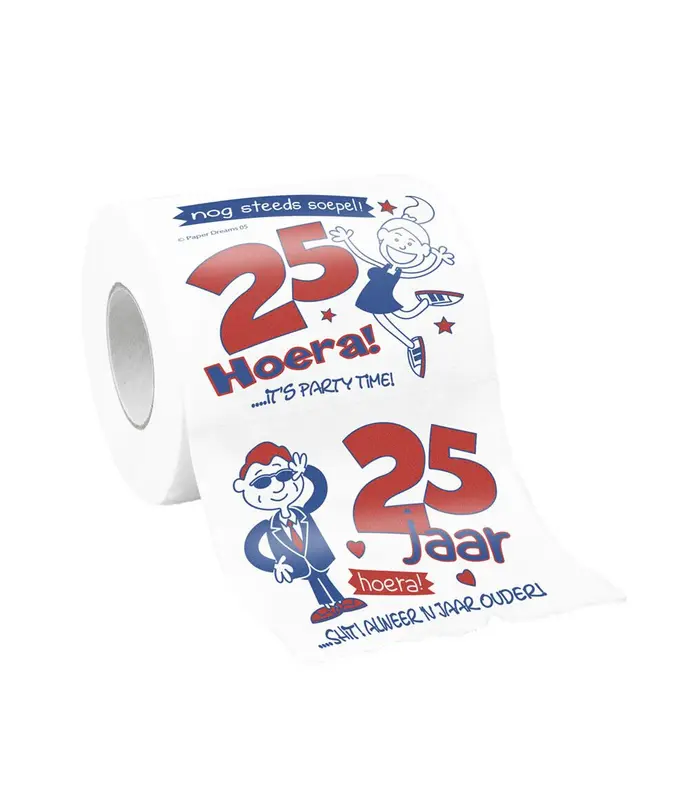 WC papier 25 jaar