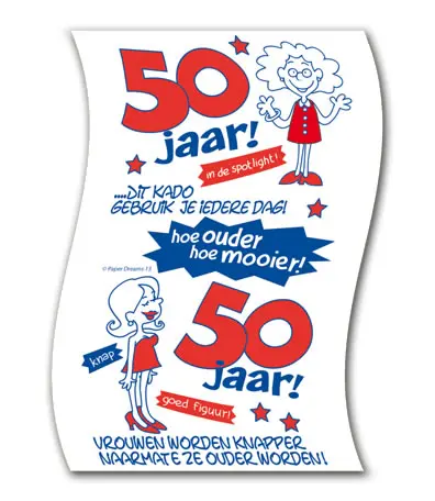 WC papier 50 jaar vrouw
