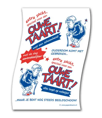 WC papier Ouwe taart