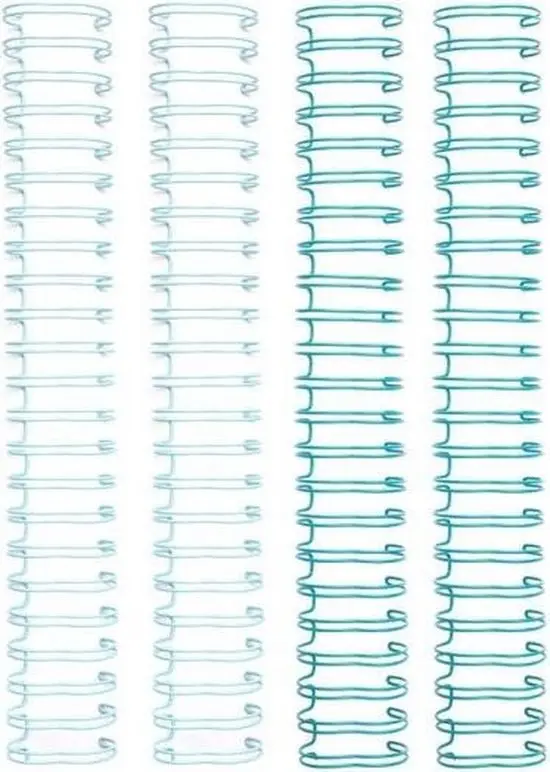 We R Makers - Cinch Wire 1 Inch Blues (4pcs)