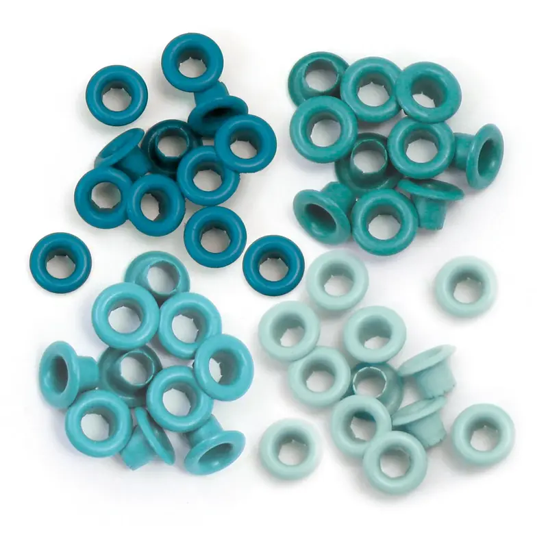 We R Makers - Eyelet & Washer Standard Aqua (60pcs)