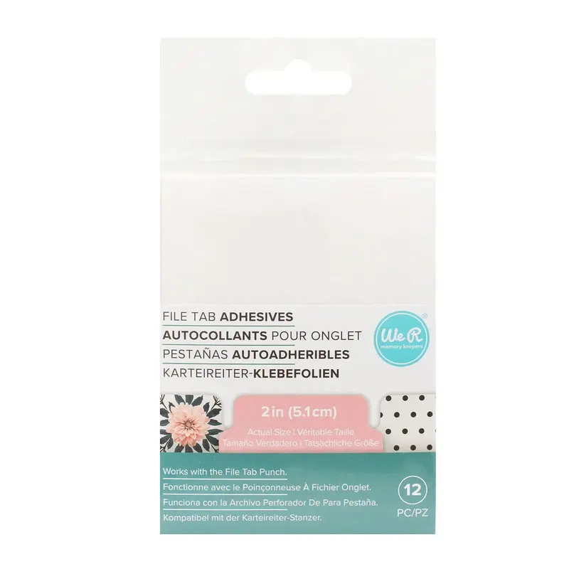We R Makers - Refill Sticker Sheets Tab File Punch (12pcs)