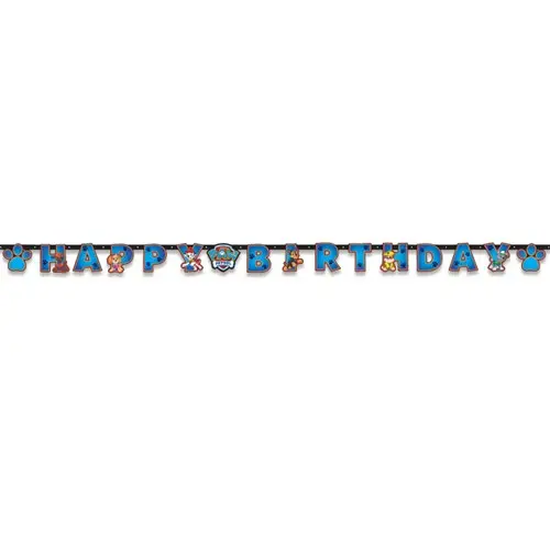 Wenslijn Paw Patrol Happy Birthday 240cm