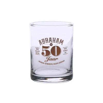 Whiskeyglas Abraham 50 jaar goud