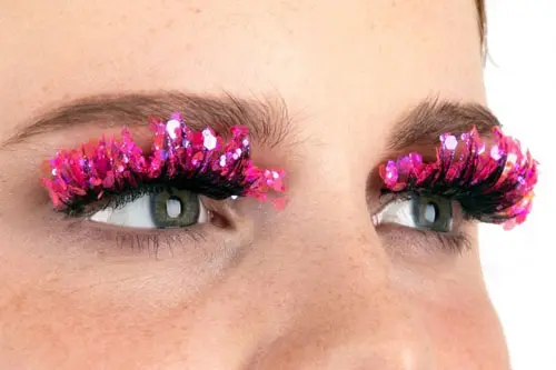 Wimpers fluoriserend/GID Blossom Calypso stijl