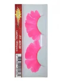Wimpers veren pink