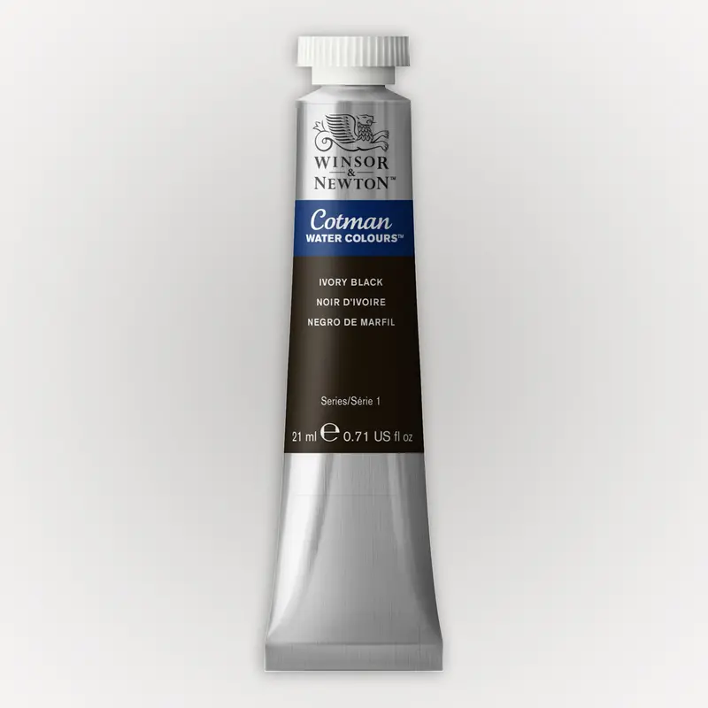 Winsor & Newton Cotman 21ml Ivory Black