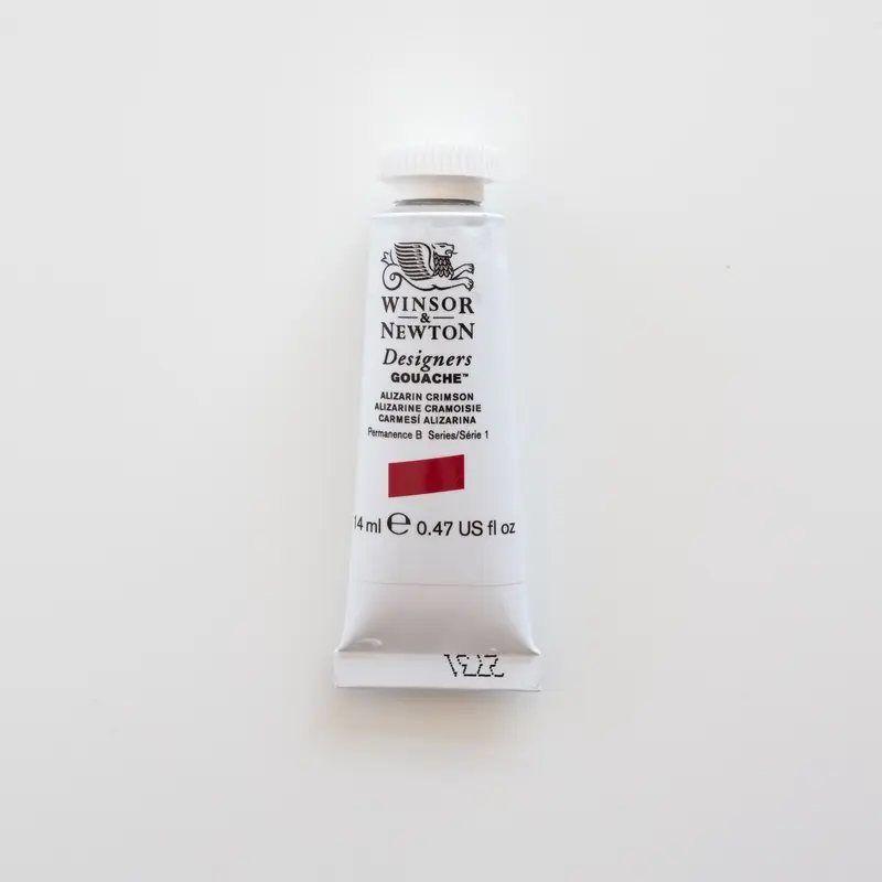 Winsor & Newton Designers Gouache 14ml Alizarin Crimson 1