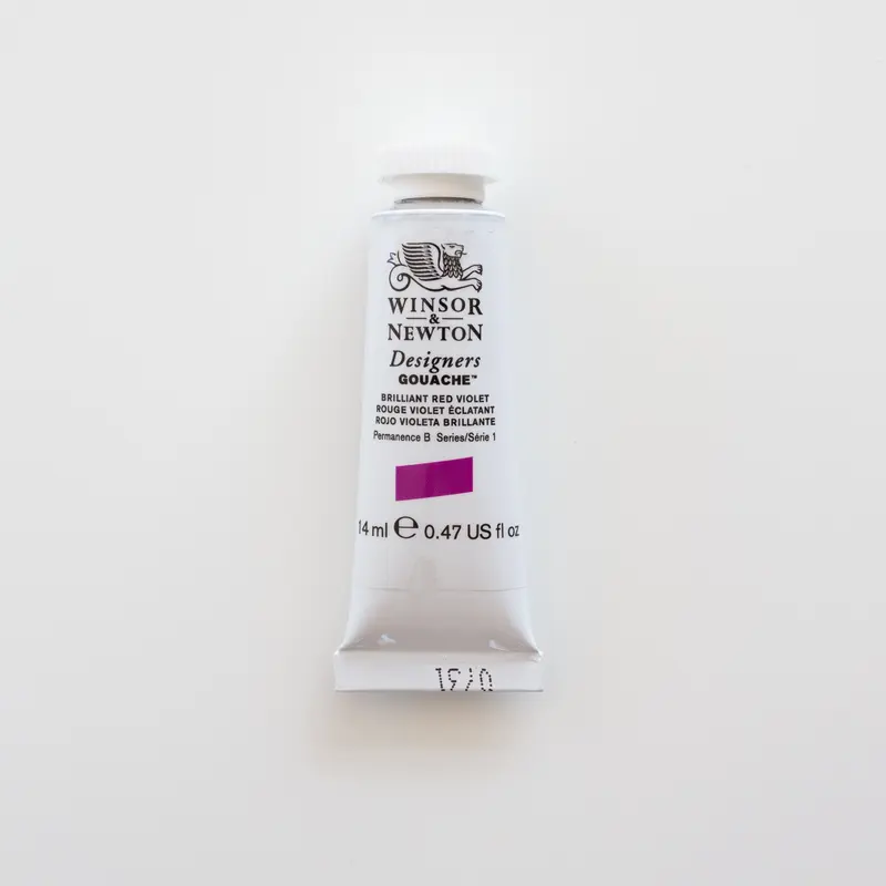Winsor & Newton Designers Gouache 14ml Brilliant Red Violet 1