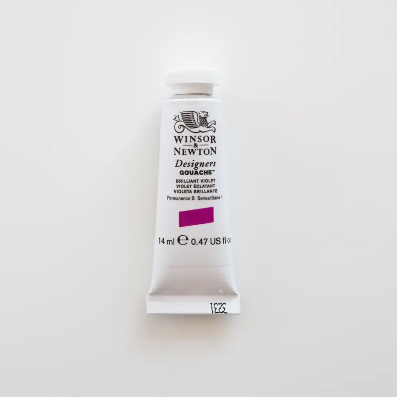 Winsor & Newton Designers Gouache 14ml Brilliant Violet 1