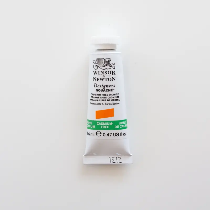 Winsor & Newton Designers Gouache 14ml Cadmium-Free Orange
