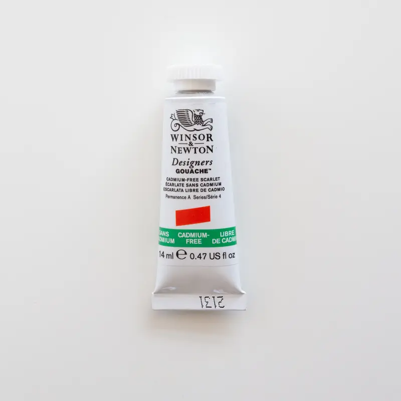 Winsor & Newton Designers Gouache 14ml Cadmium-Free Scarlet 4