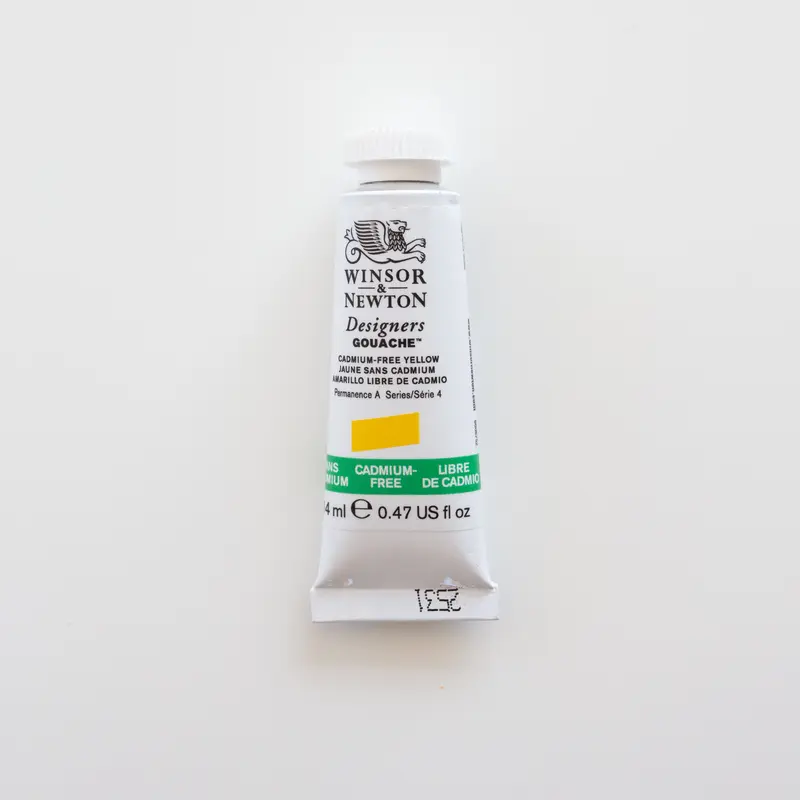Winsor & Newton Designers Gouache 14ml Cadmium-Free Yellow 4