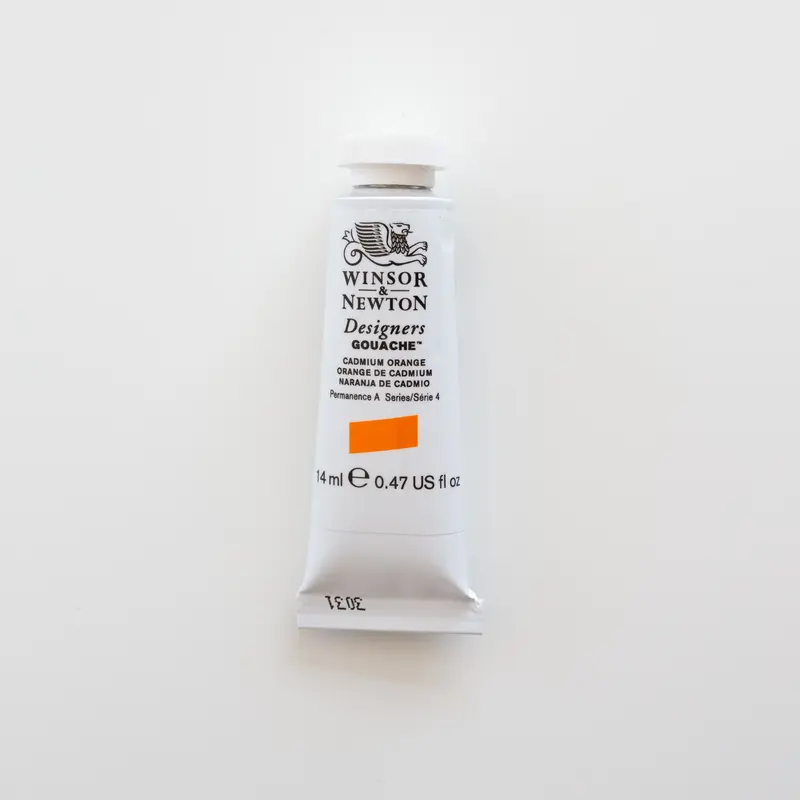 Winsor & Newton Designers Gouache 14ml Cadmium Orange 4