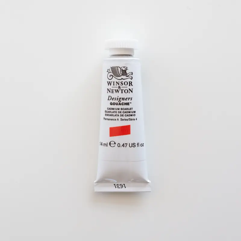 Winsor & Newton Designers Gouache 14ml Cadmium Scarlet 4