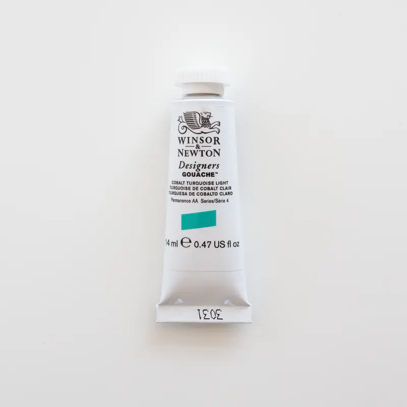 Winsor & Newton Designers Gouache 14ml Cobalt Turquoise Light 4