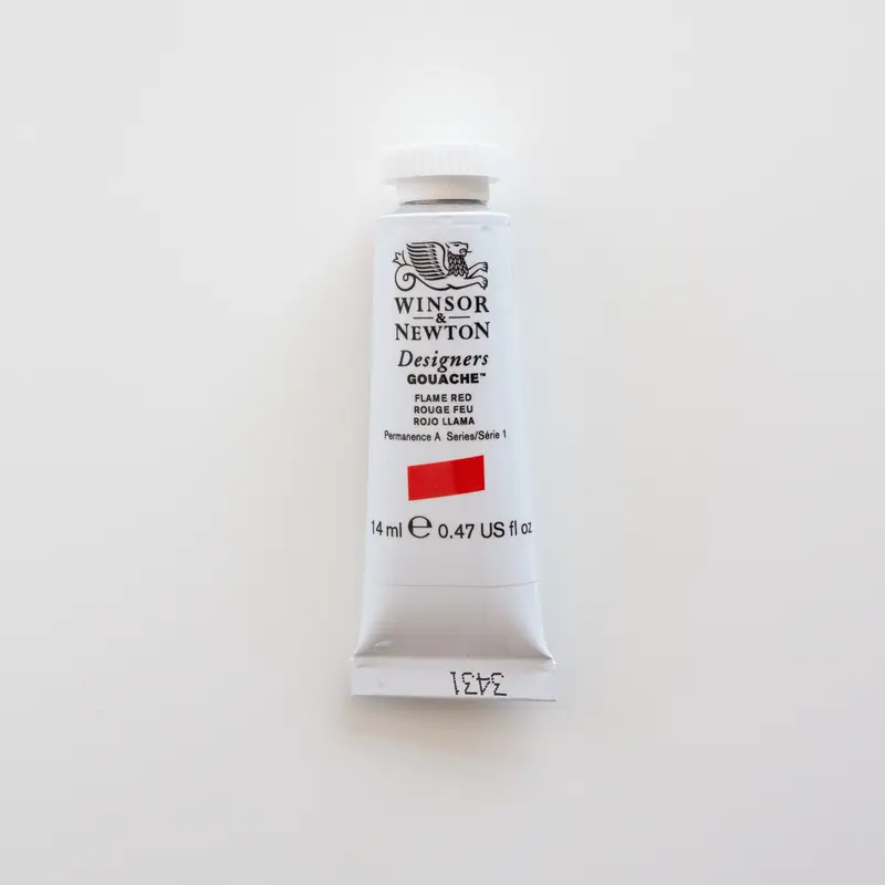 Winsor & Newton Designers Gouache 14ml Flame Red 1
