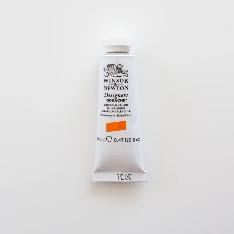 Winsor & Newton Designers Gouache 14ml Marigold Yellow 1