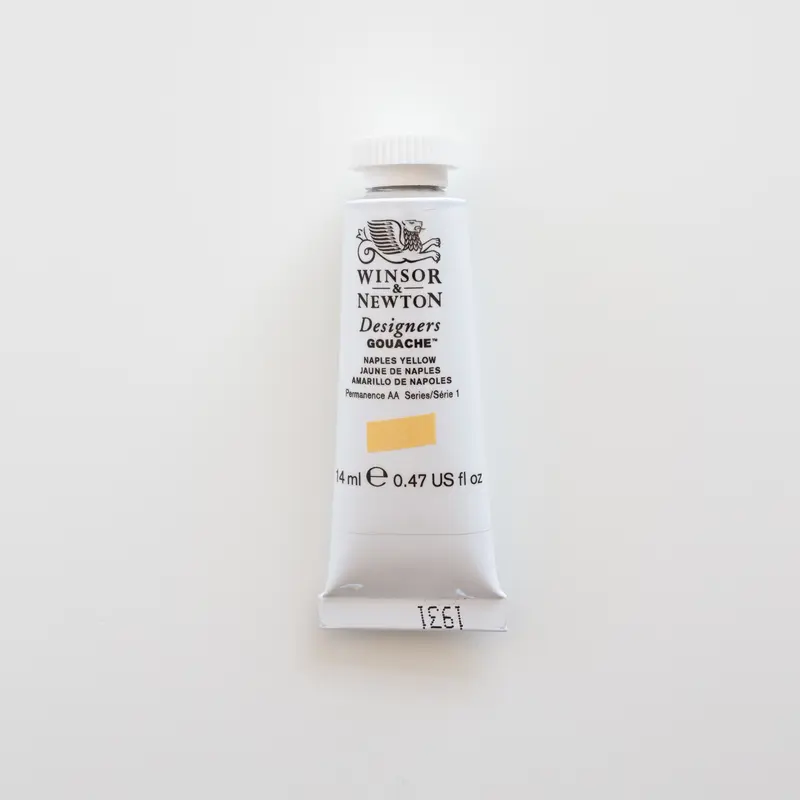 Winsor & Newton Designers Gouache 14ml Naples Yellow 1
