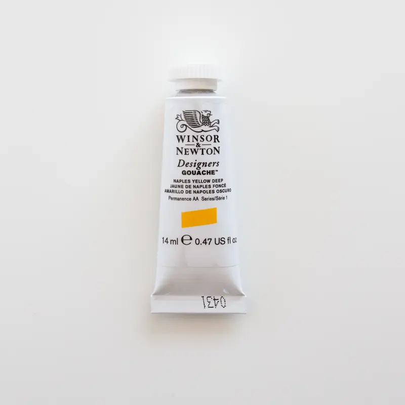 Winsor & Newton Designers Gouache 14ml Naples Yellow Deep 1