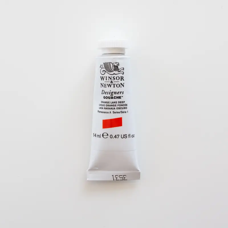 Winsor & Newton Designers Gouache 14ml Orange Lake Deep 1