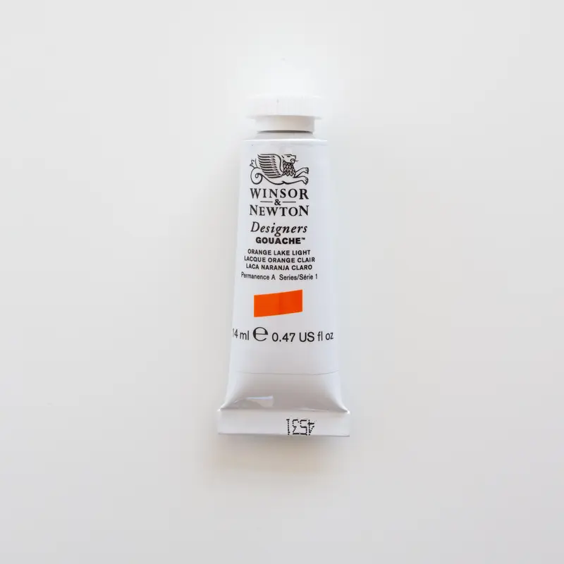 Winsor & Newton Designers Gouache 14ml Orange Lake Light 1