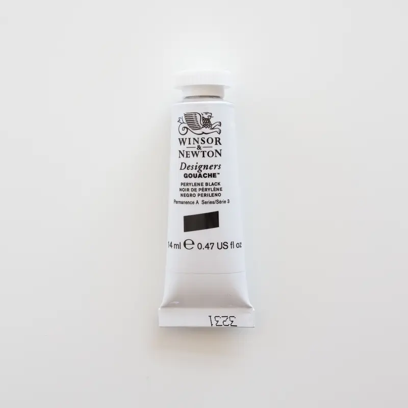 Winsor & Newton Designers Gouache 14ml Perylene Black 3